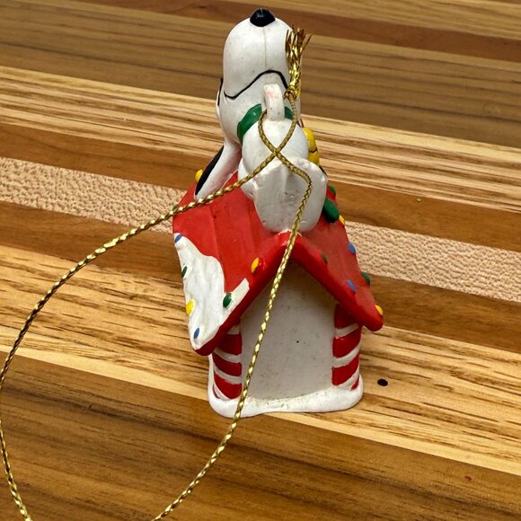 Vintage Snoopy Woodstock Christmas Ornament Peanuts United Feature Syndicate - Picture 5 of 7